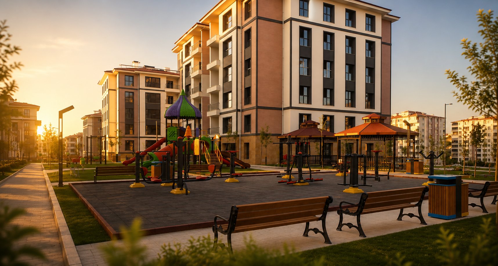 TEBER Park Peyzaj - tamamlanmış park ve peyzaj projesi