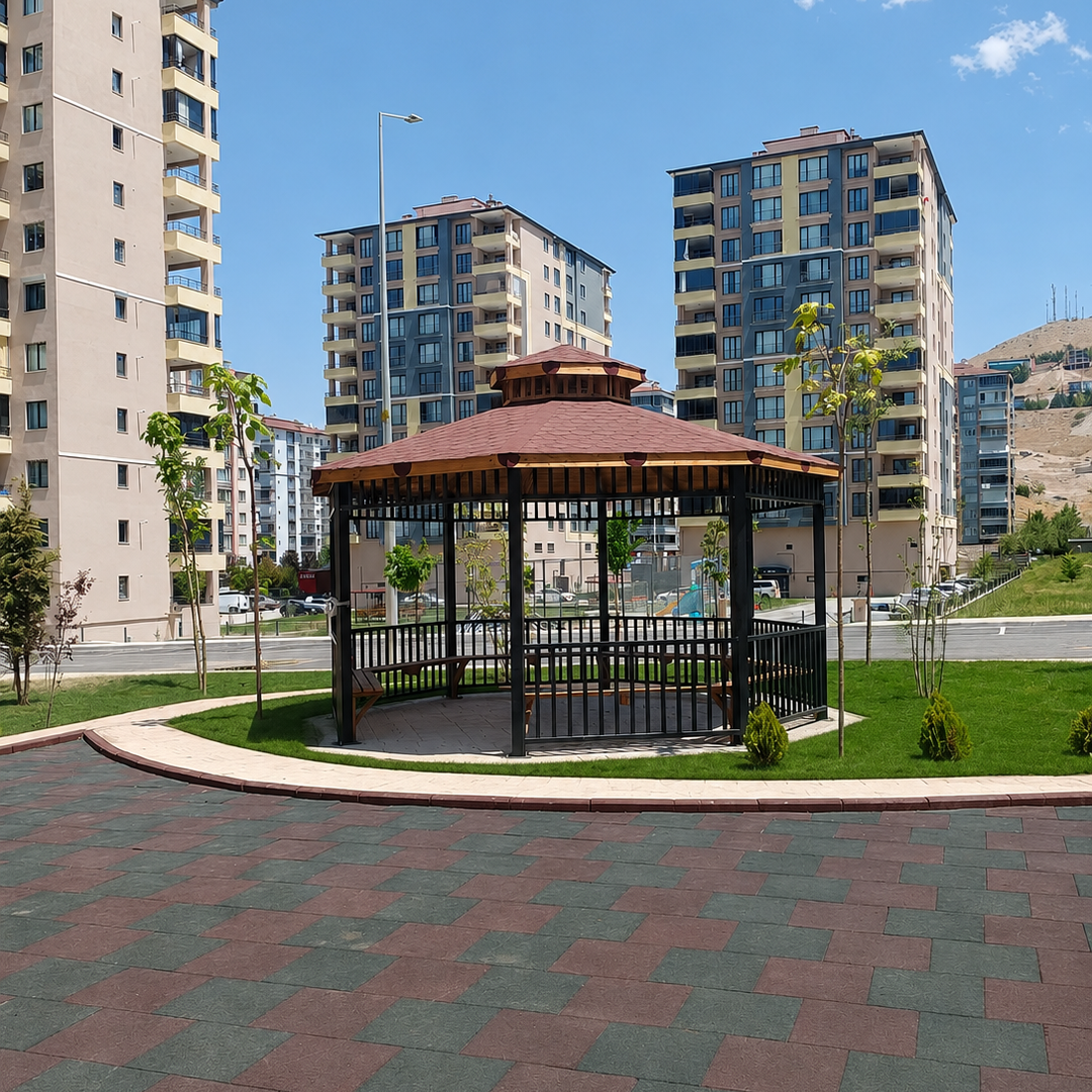 Malatya Yeşilyurt Gazebo - TEBER Park Peyzaj