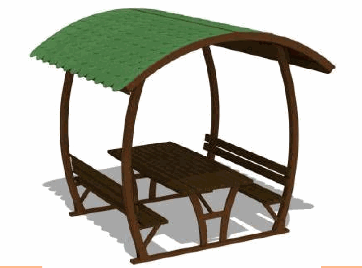 CM-03 Çatılı Piknik Masası